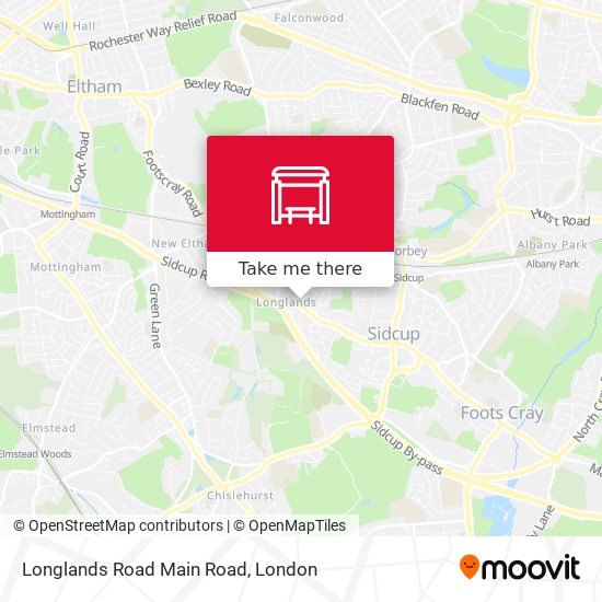 Longlands Road  Main Road map