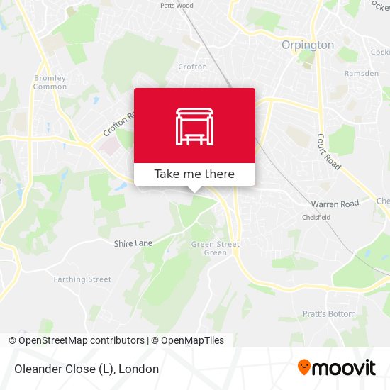 Oleander Close (L) map