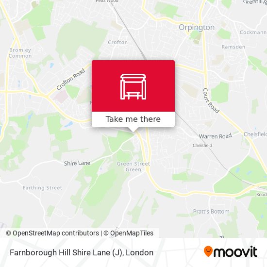 Farnborough Hill  Shire Lane (J) map