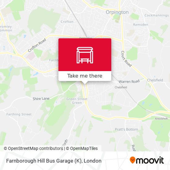 Farnborough Hill Bus Garage (K) map