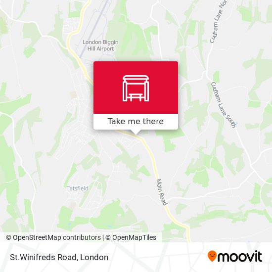 St.Winifreds Road map