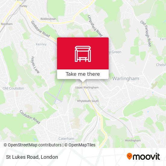 St Lukes Road map