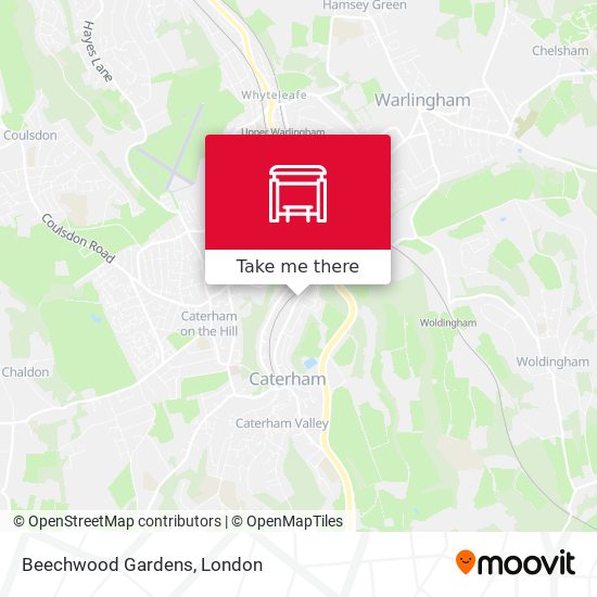 Beechwood Gardens map