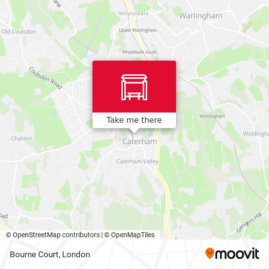 Bourne Court map