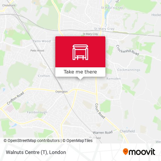 Walnuts Centre (T) map