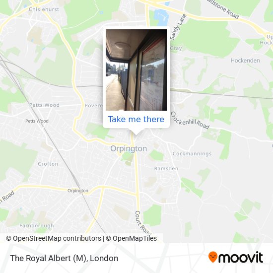 The Royal Albert  (M) map