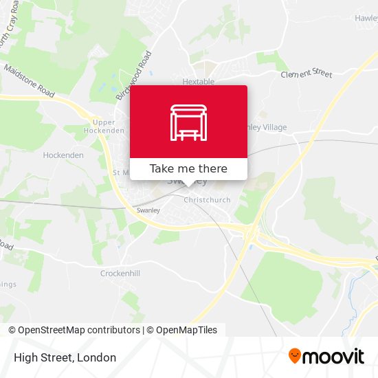 High Street map
