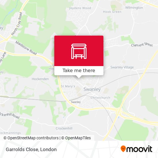 Garrolds Close map