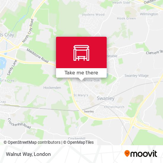 Walnut Way map