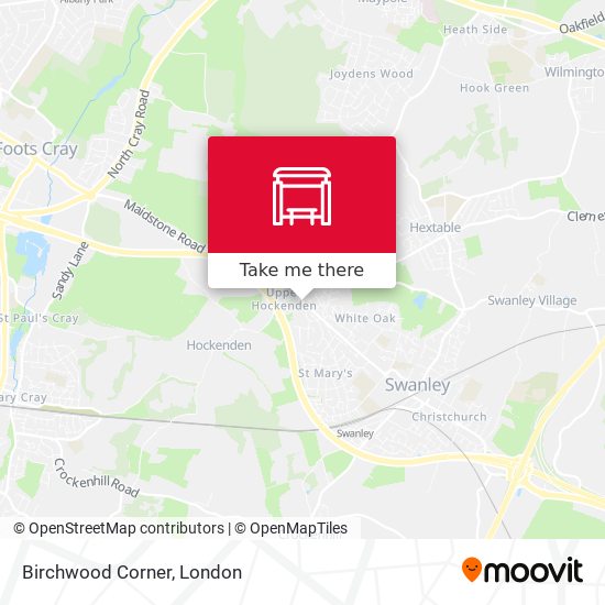 Birchwood Corner map