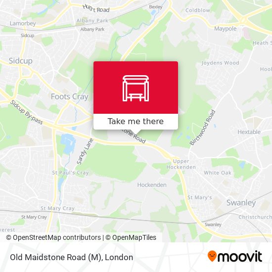 Old Maidstone Road map