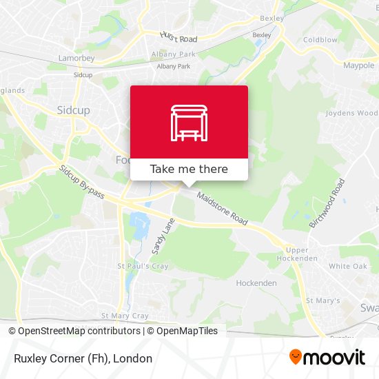 Ruxley Corner (Fh) map