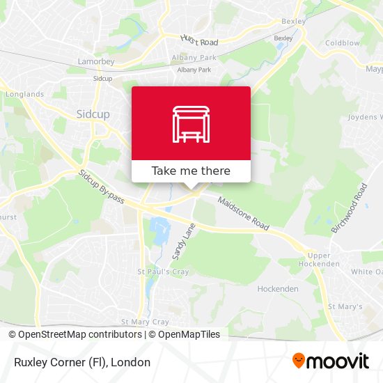 Ruxley Corner (Fl) map