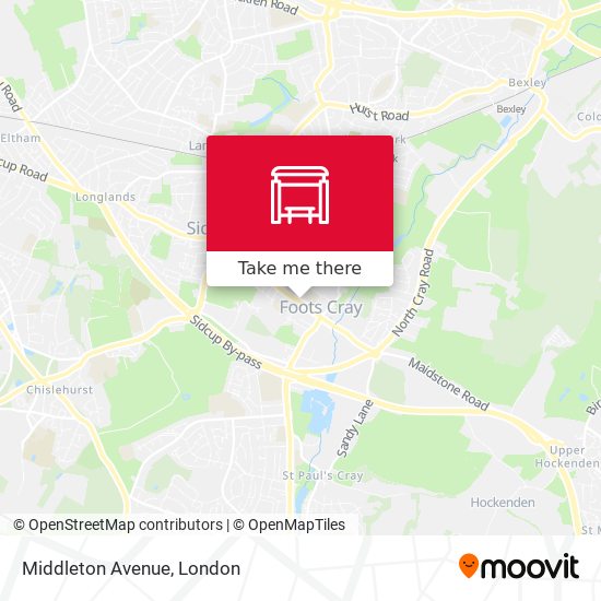 Middleton Avenue map