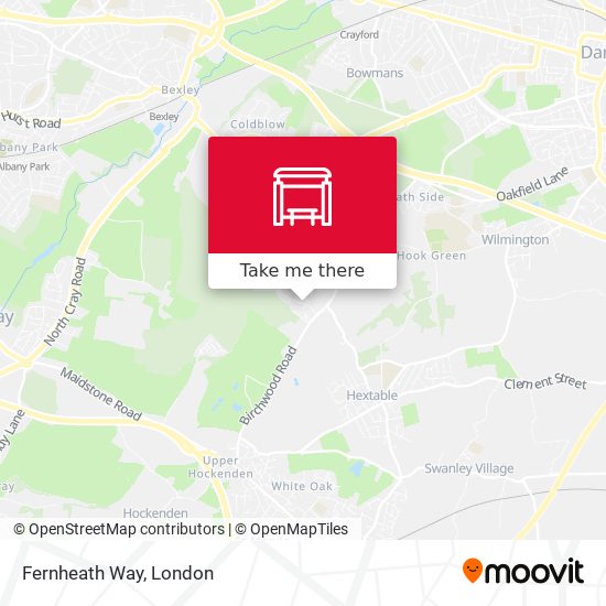 Fernheath Way map