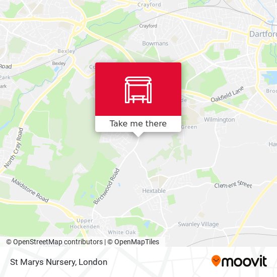 St Marys Nursery map