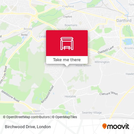 Birchwood Drive map