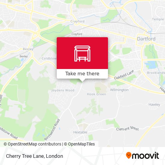 Cherry Tree Lane map