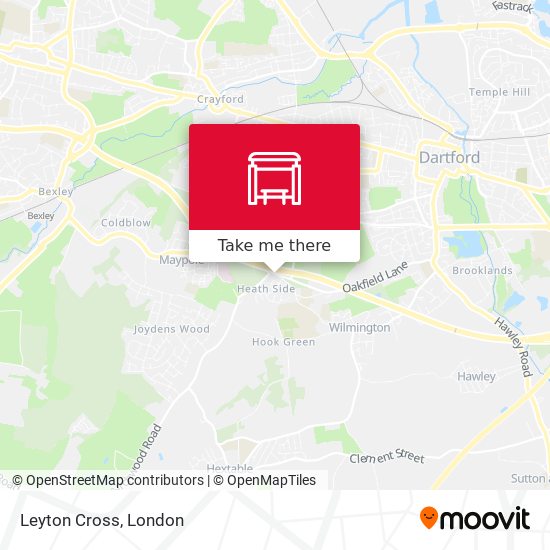 Leyton Cross map