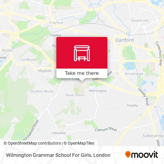 Wilmington Grammar School For Girls map