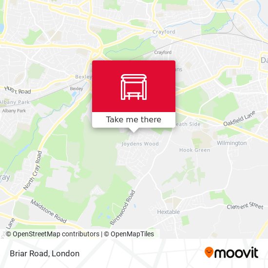 Briar Road map