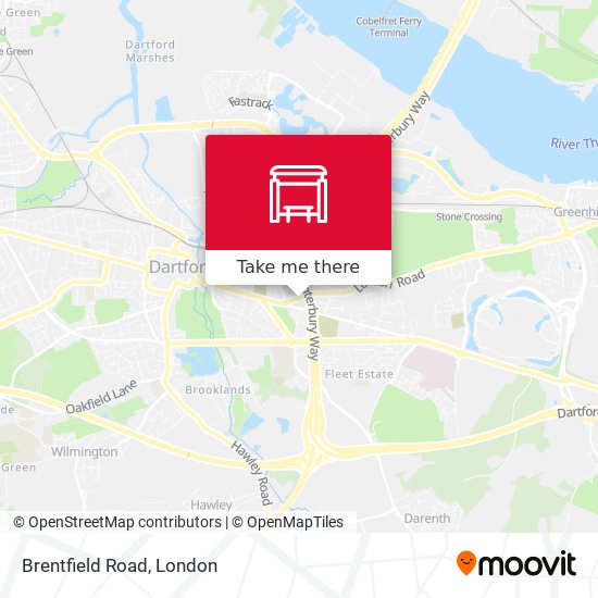 Brentfield Road map