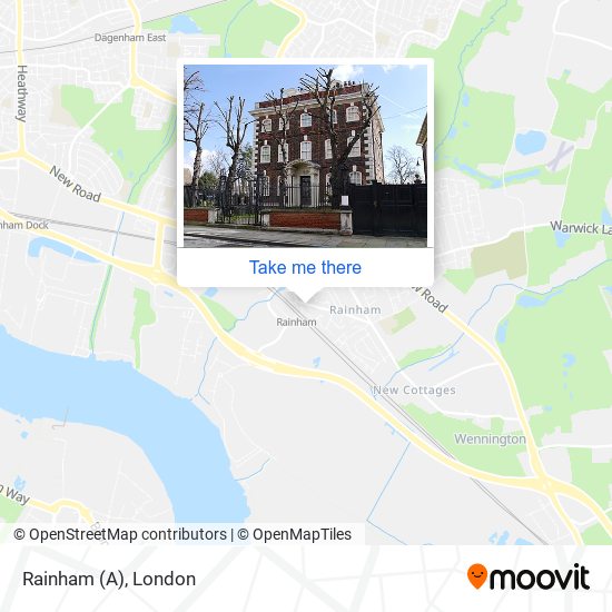 Rainham  (A) map