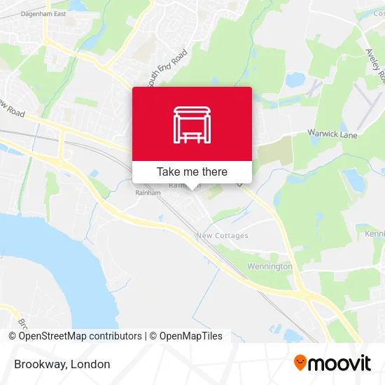 Brookway map