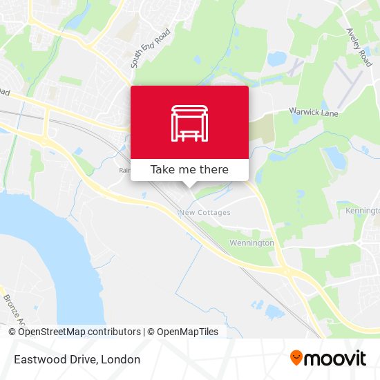Eastwood Drive map