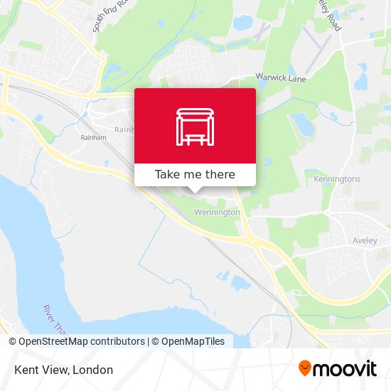 Kent View map