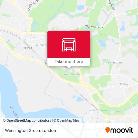 Wennington Green map