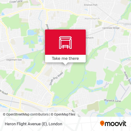 Heron Flight Avenue (E) map