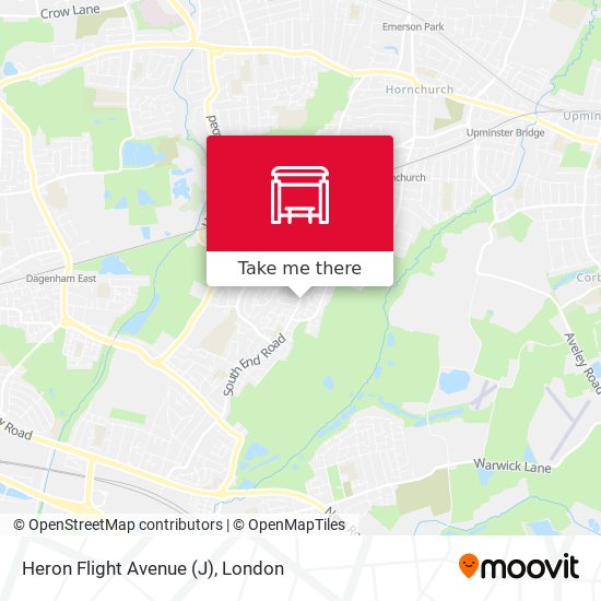 Heron Flight Avenue (J) map