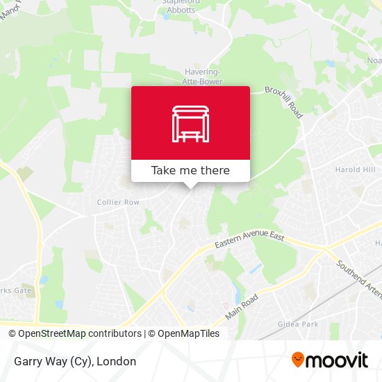 Garry Way  (Cy) map