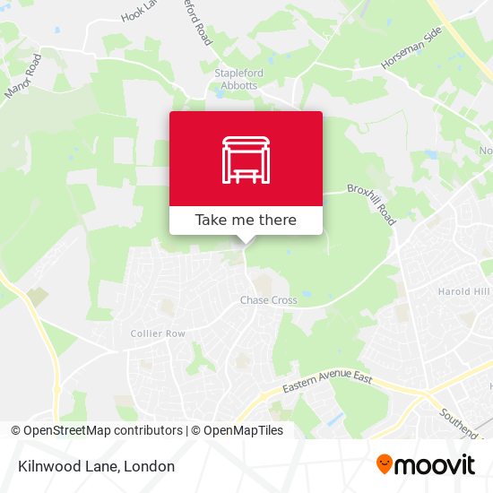 Kilnwood Lane map