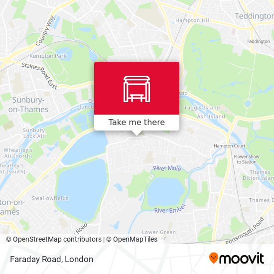 Faraday Road map