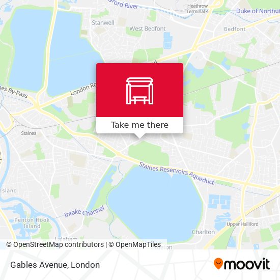 Gables Avenue map
