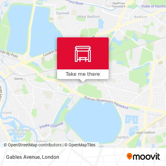 Gables Avenue map