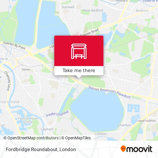 Fordbridge Roundabout map
