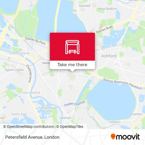 Petersfield Avenue map