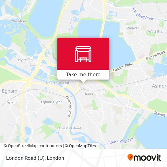 London Road (U) map