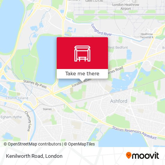 Kenilworth Road map