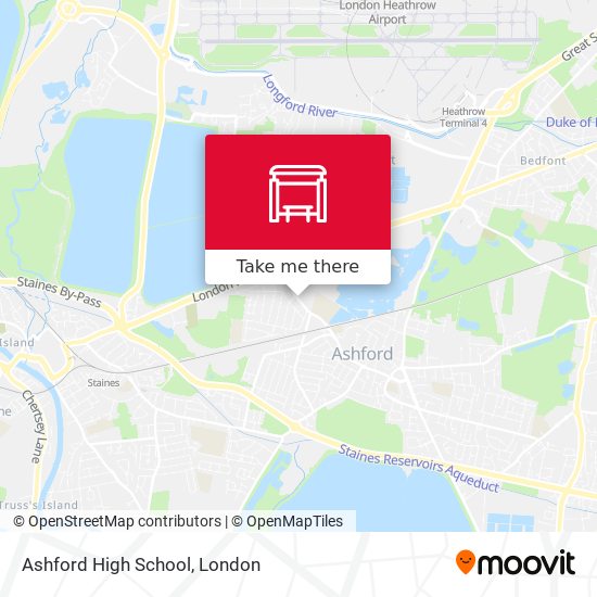Ashford High School map