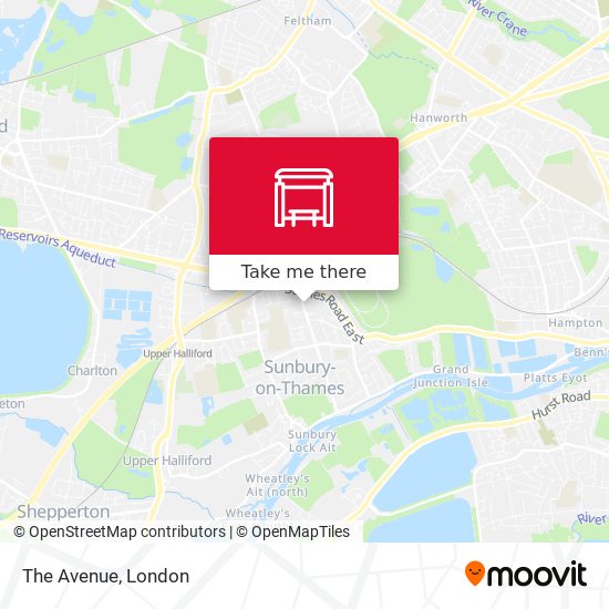 The Avenue map