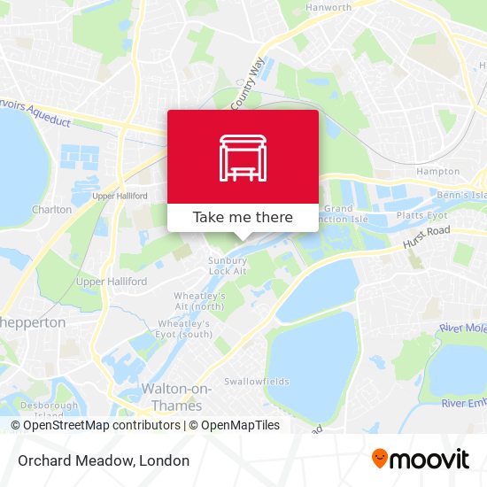 Orchard Meadow map