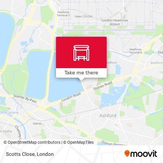 Scotts Close map