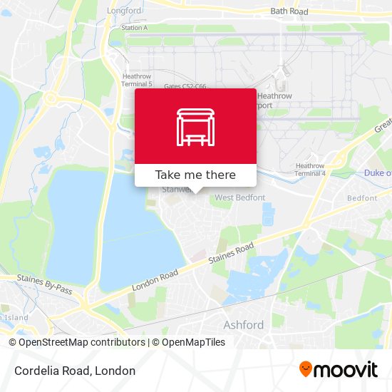 Cordelia Road map