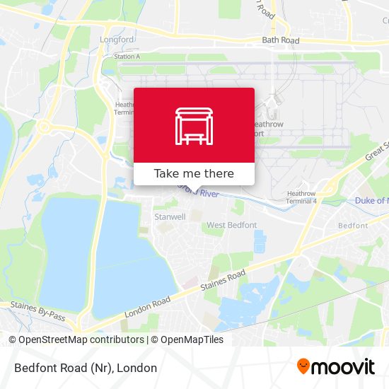 Bedfont Road (Nr) map