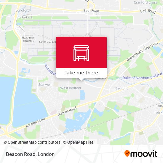 Beacon Road map