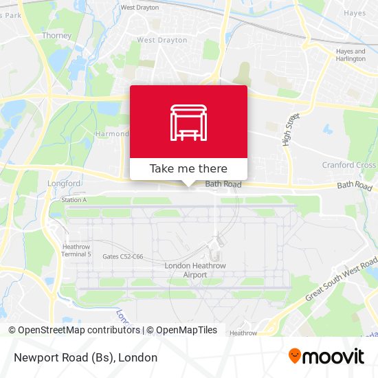 Newport Road  (Bs) map